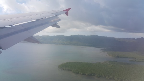 Getting ready to land in Bohol.