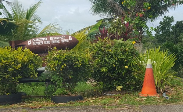 A Japanese bomb from WWII.