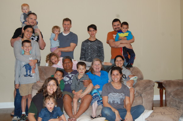 My parents with their Texas family.