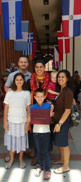 Farley family with the graduate