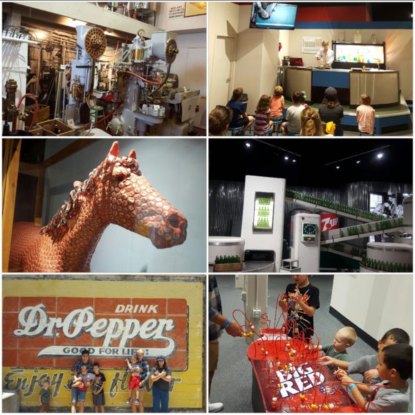 After eating lunch at In-N-Out Burger, we stopped at the Dr. Pepper Museum. I have never drank Dr. Pepper, but it was fun and educational to show the kids how things use to be.