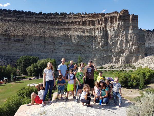 One of the first things we did after unpacking was to go on a short hike with any cousins that wanted to join us.