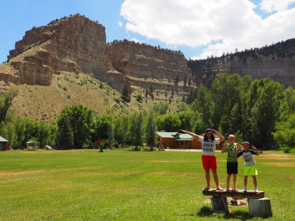 We stayed at Camelot Resort on the Strawberry River up the Provo Canyon. The kids really enjoyed the view and were excited to see our cousin from Texas already at the resort.